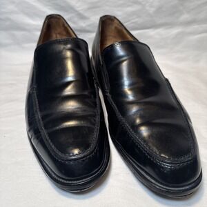 Bostonian First Flex‎ Black Leather Slip On Loafers Size 10.5 M 25060